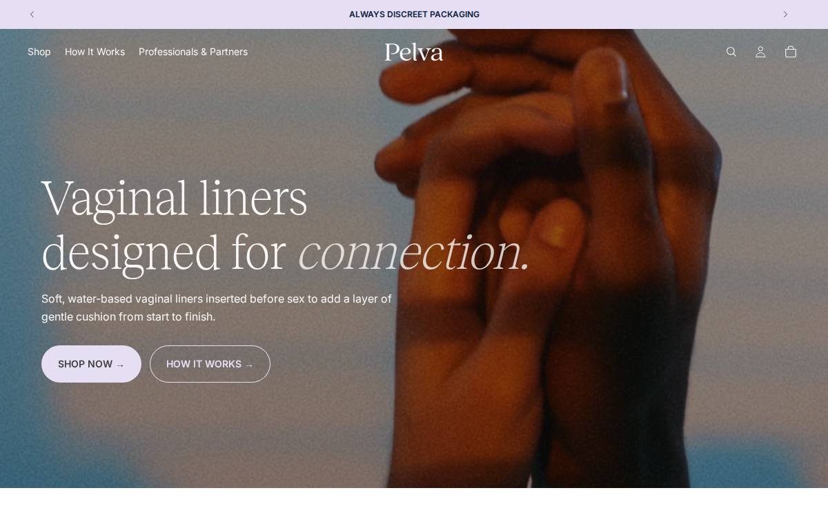 Pelva website preview