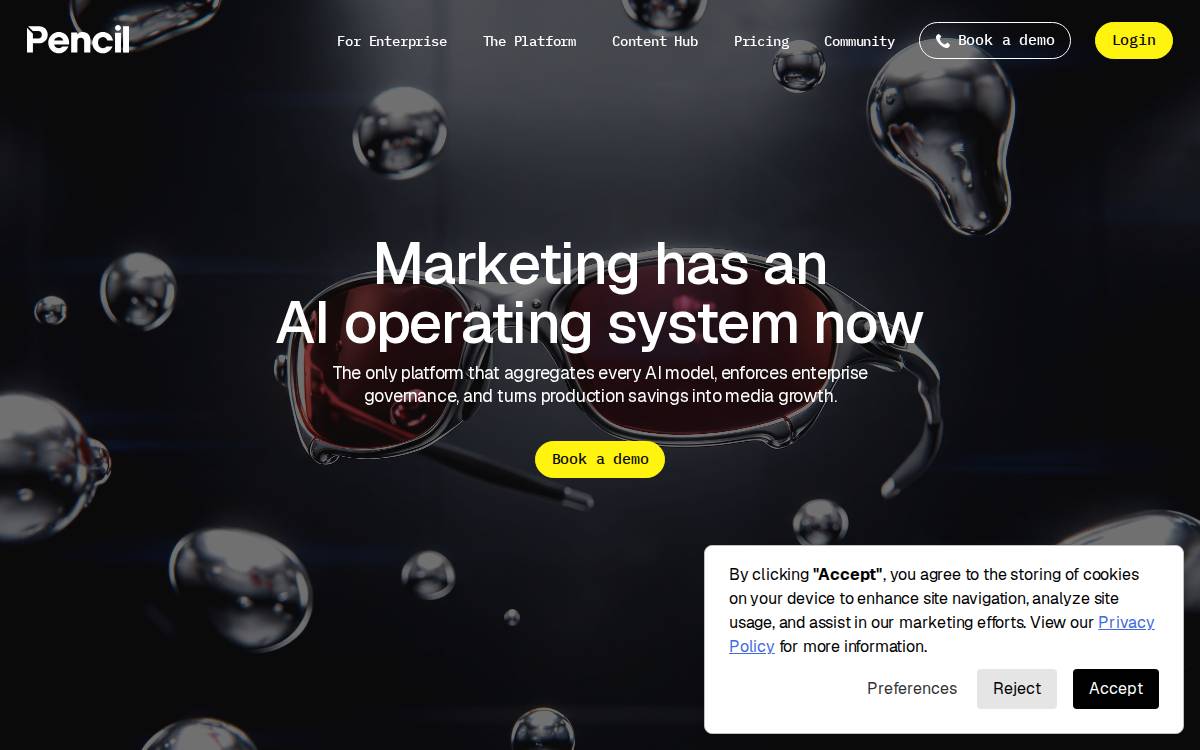 Pencil website preview