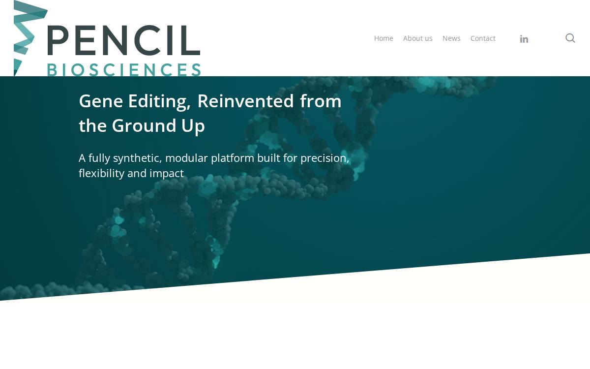 Pencil Biosciences - company website preview