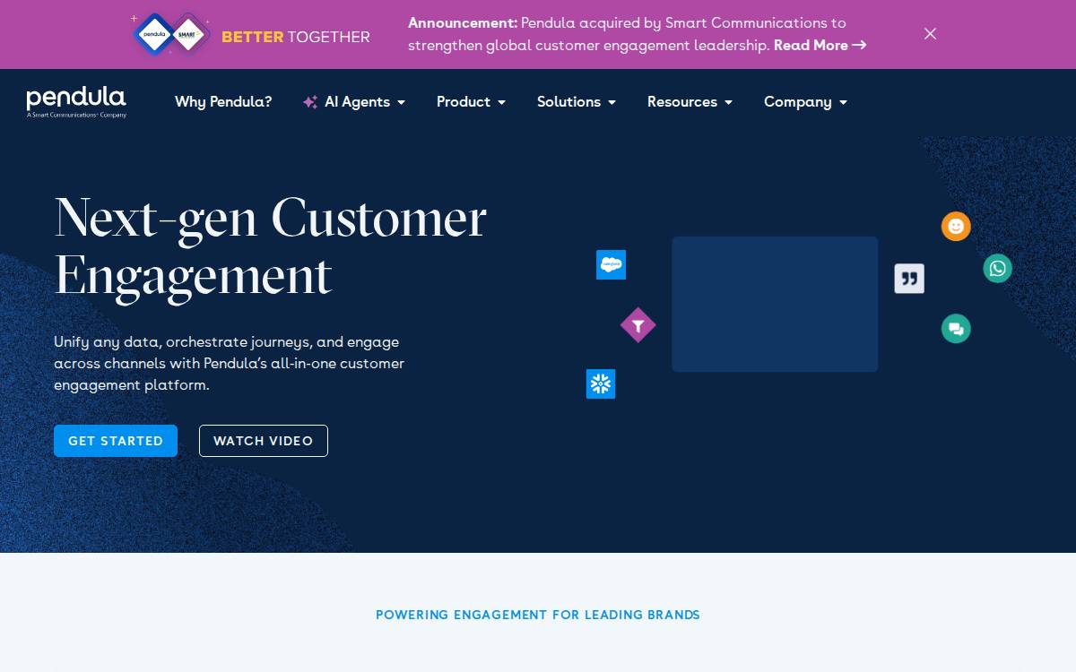 Pendula website preview