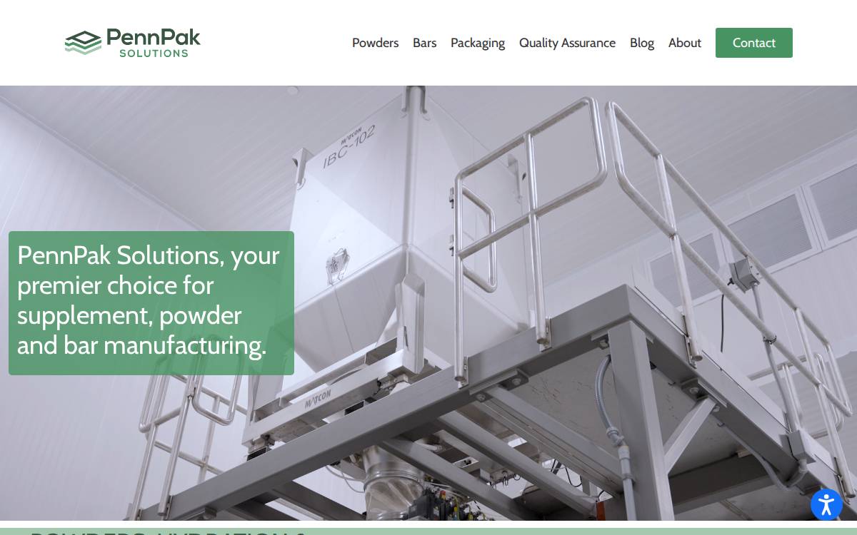 Pennpak Solutions website preview