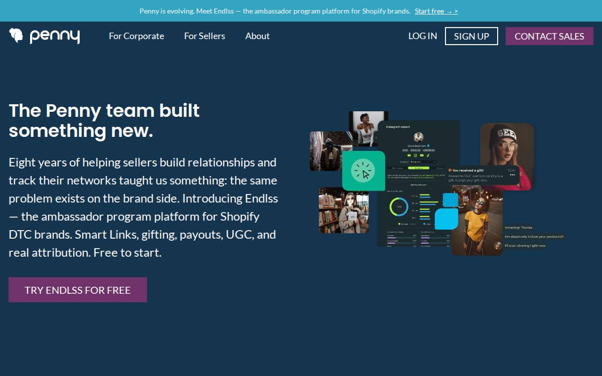 Penny website preview