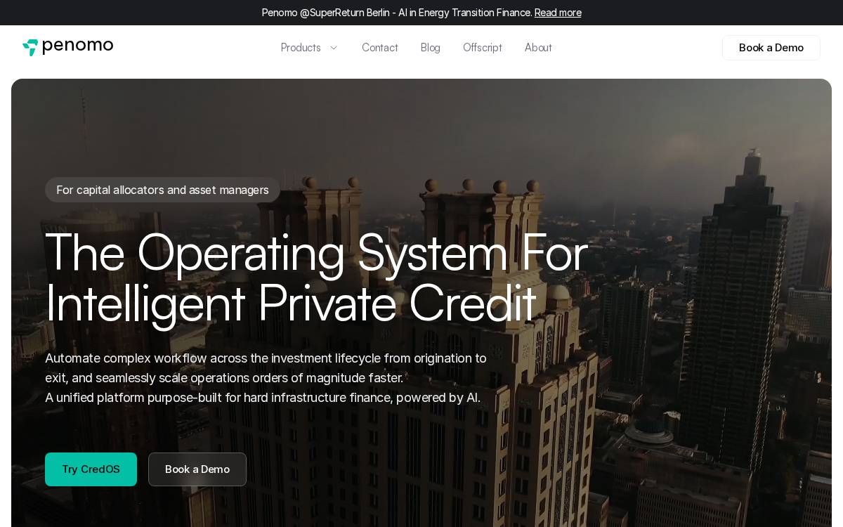 Penomo website preview