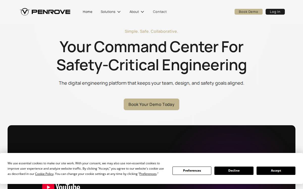 Penrove website preview