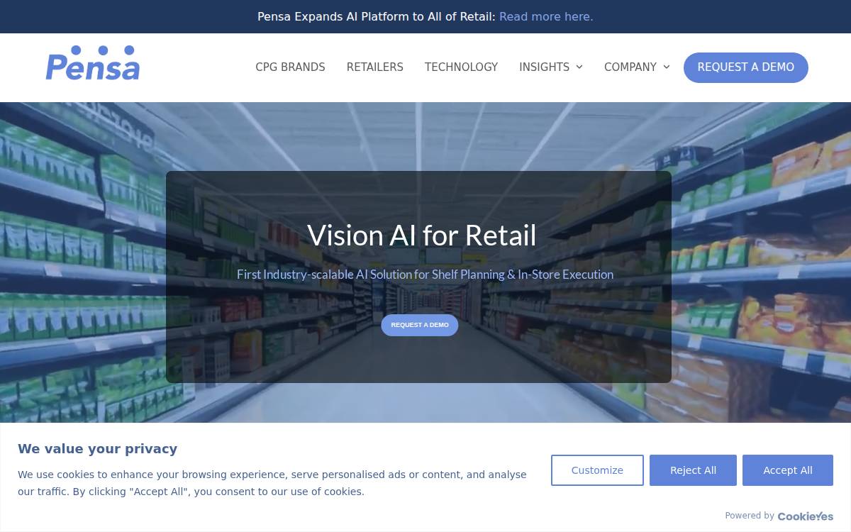 Pensa Systems website preview