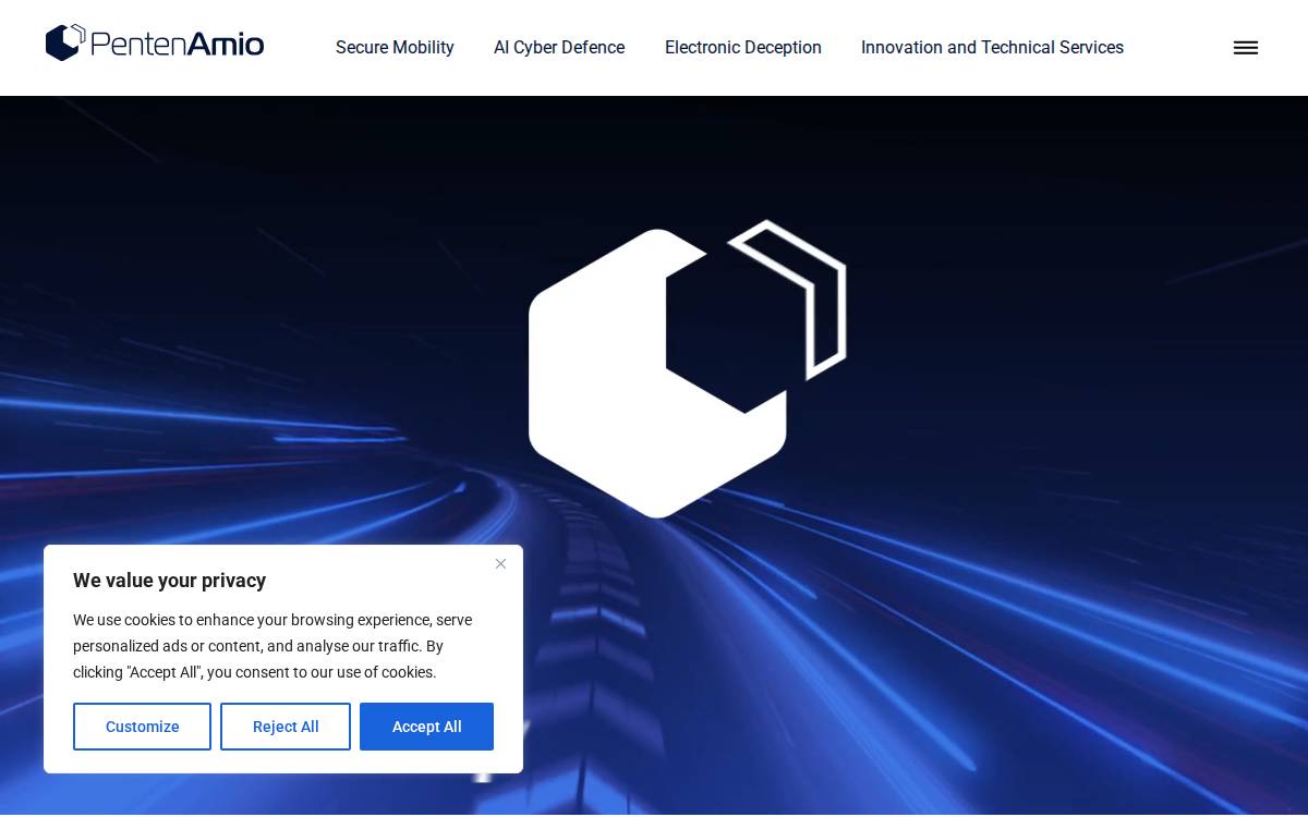 Penten website preview