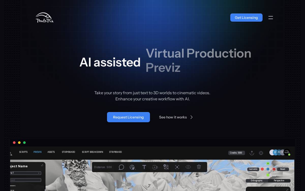 PentoPix website preview