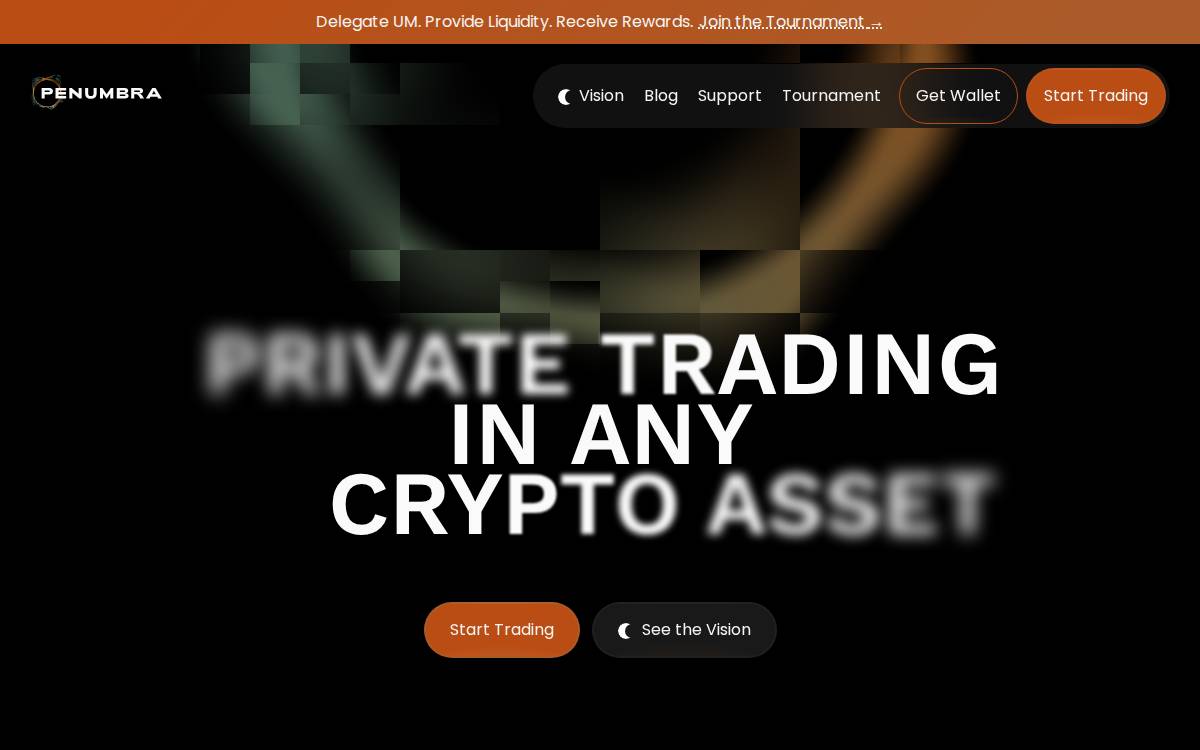 Penumbra website preview