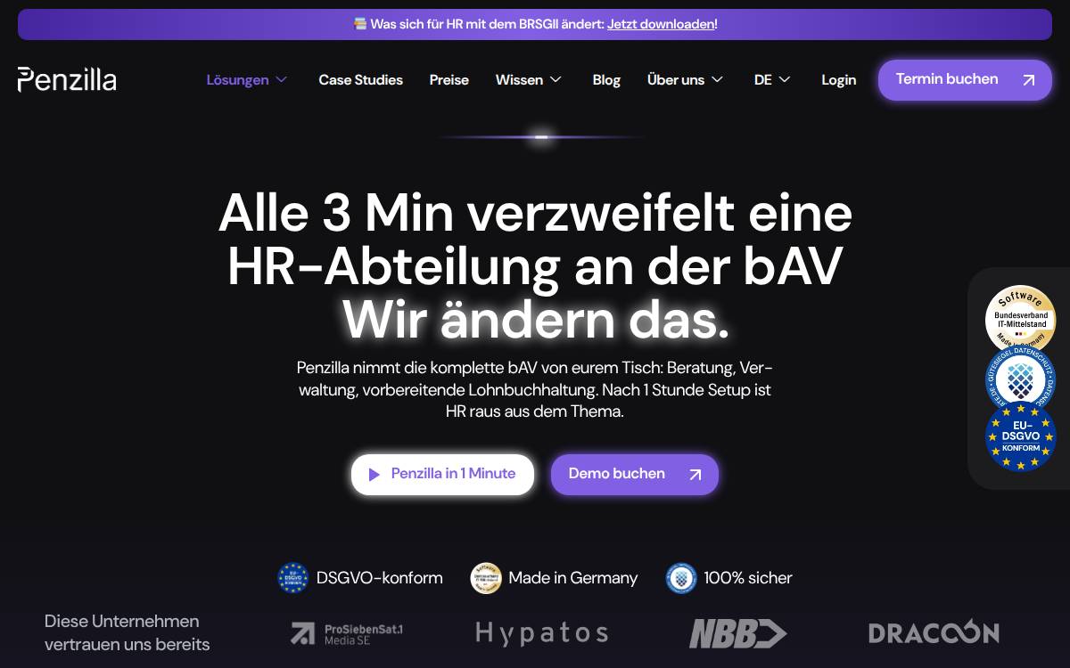 Penzilla website preview