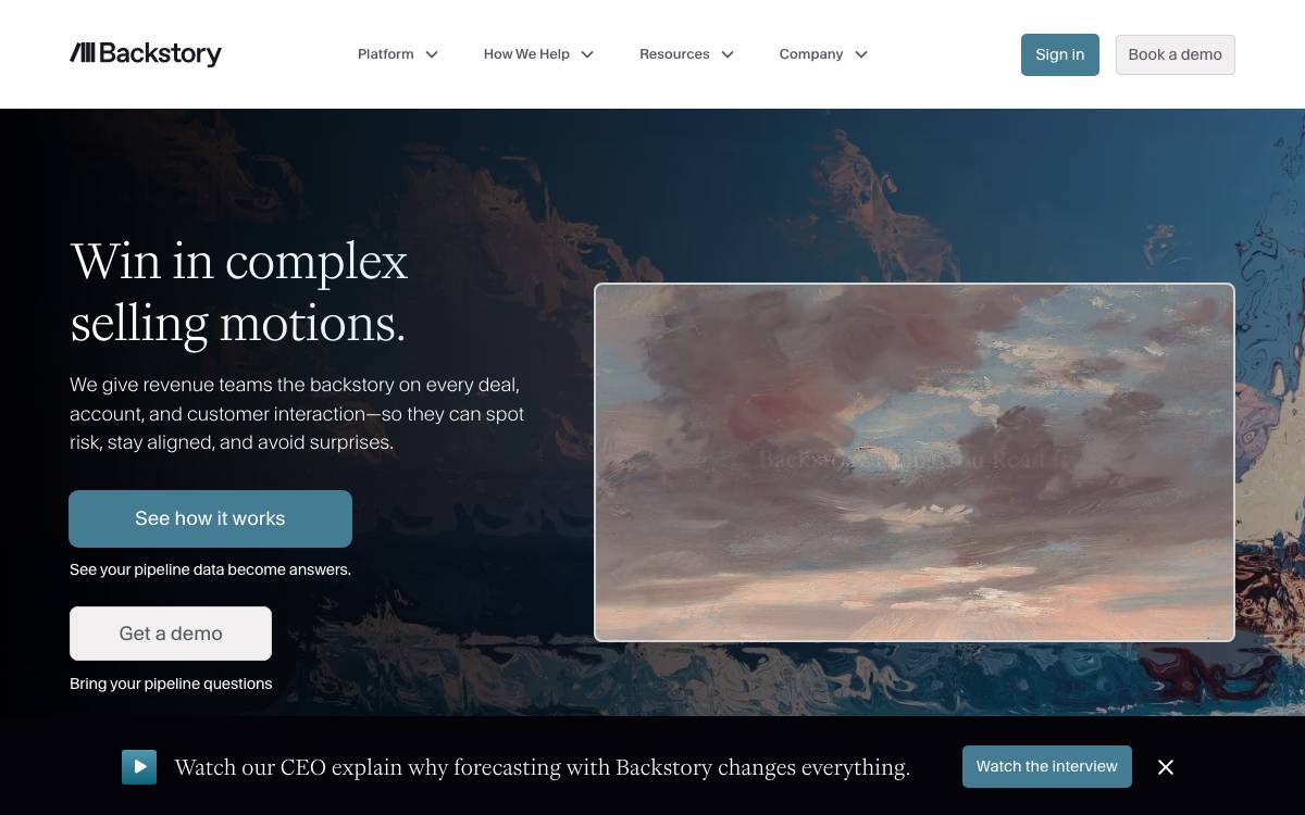 People.ai website preview