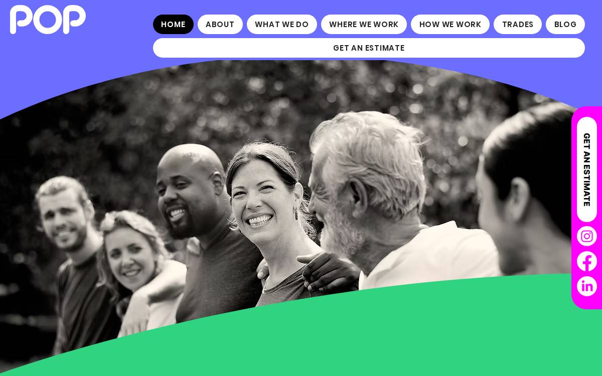 People Owned Power website preview