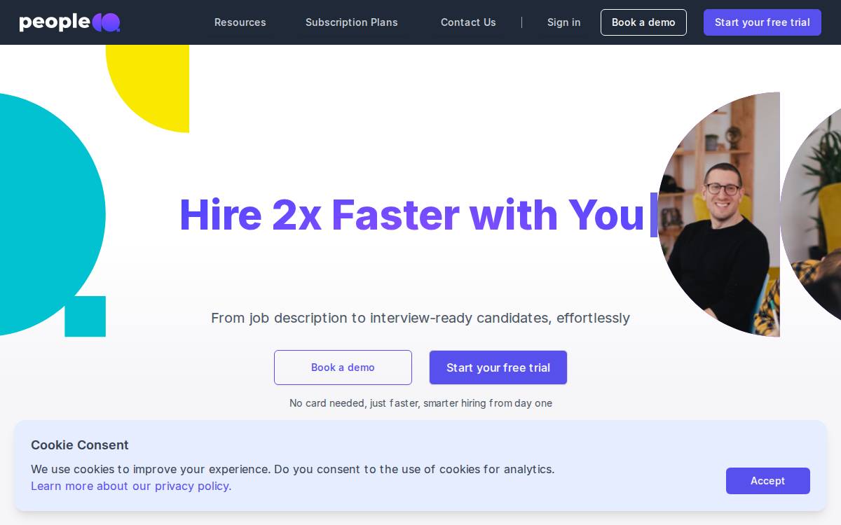 peopleCQ website preview