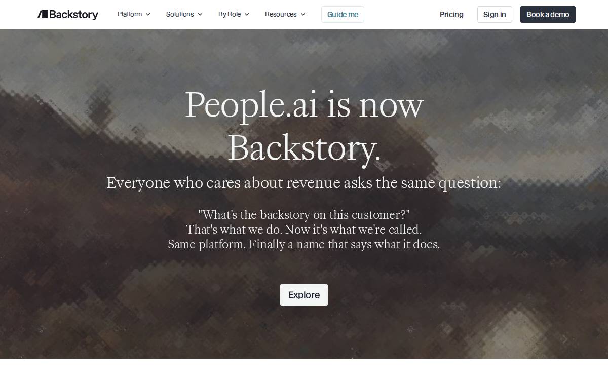 PeopleGlass website preview