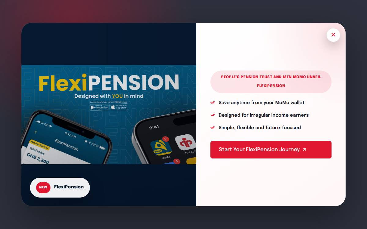 Peoplespension website preview
