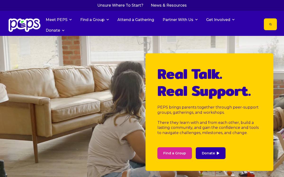PEPS website preview