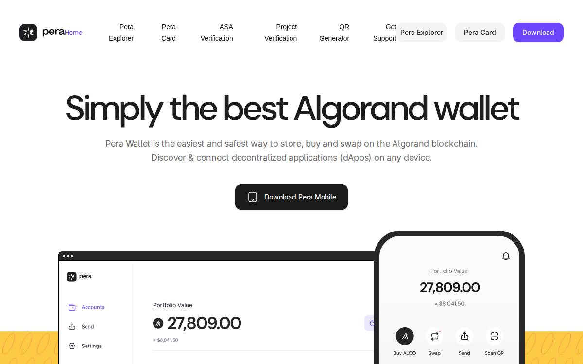 Pera website preview