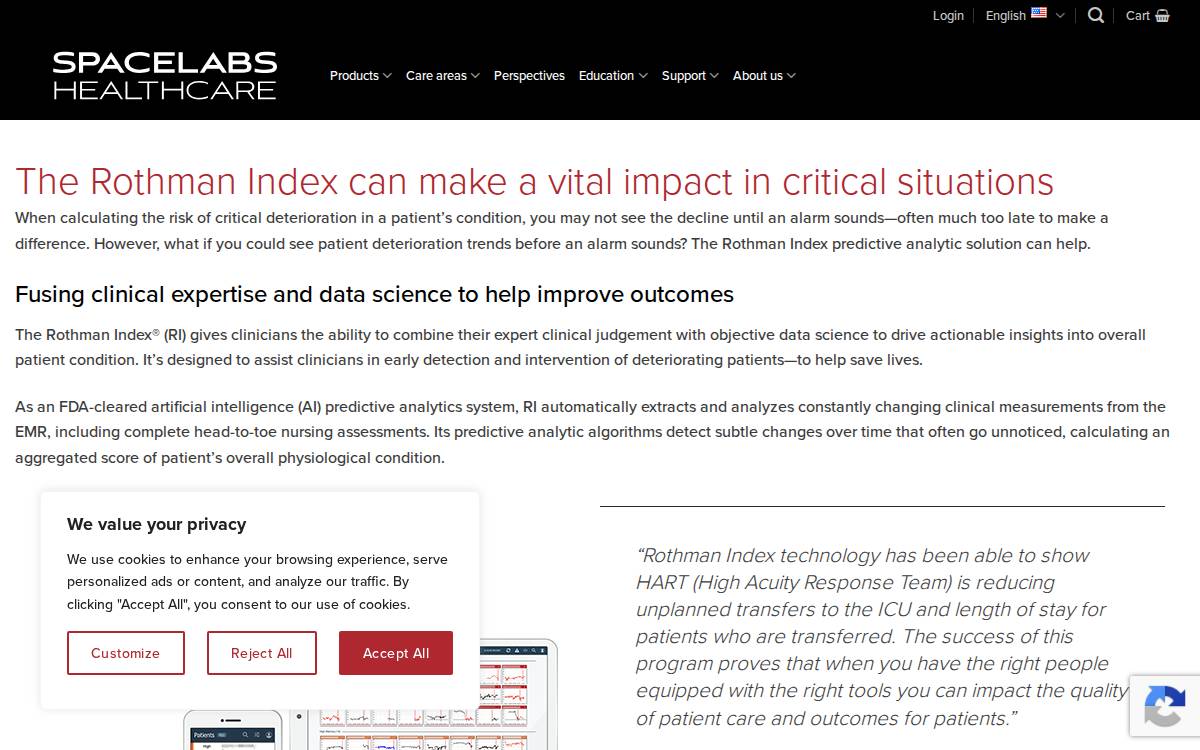 Perahealth website preview