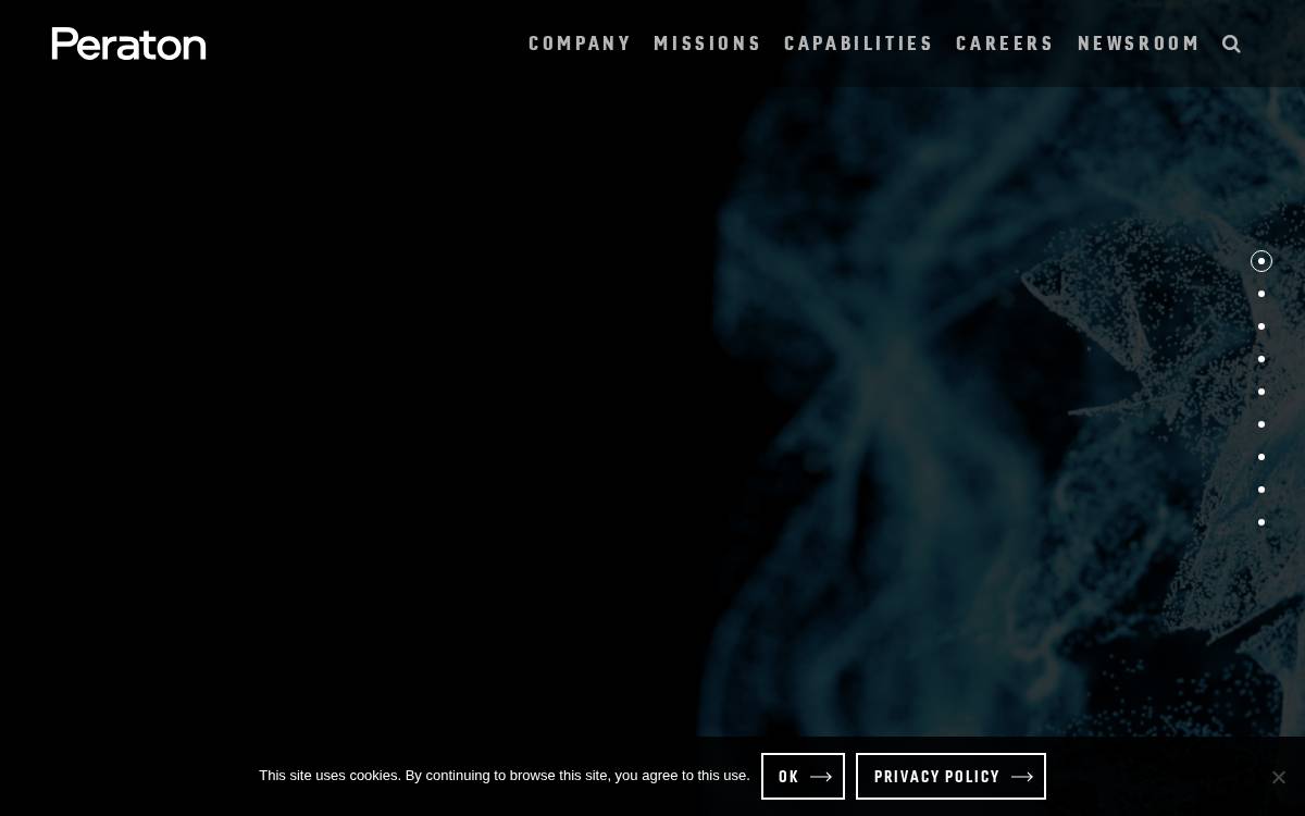 Peraton website preview