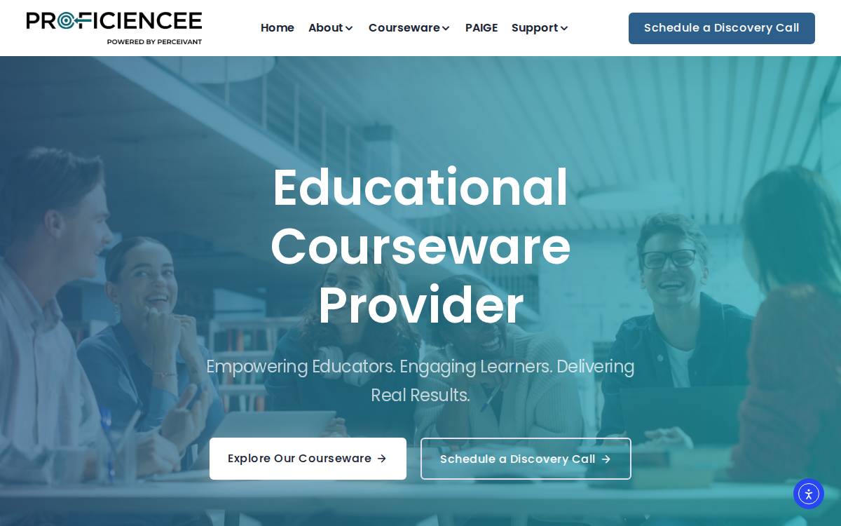 Perceivant website preview
