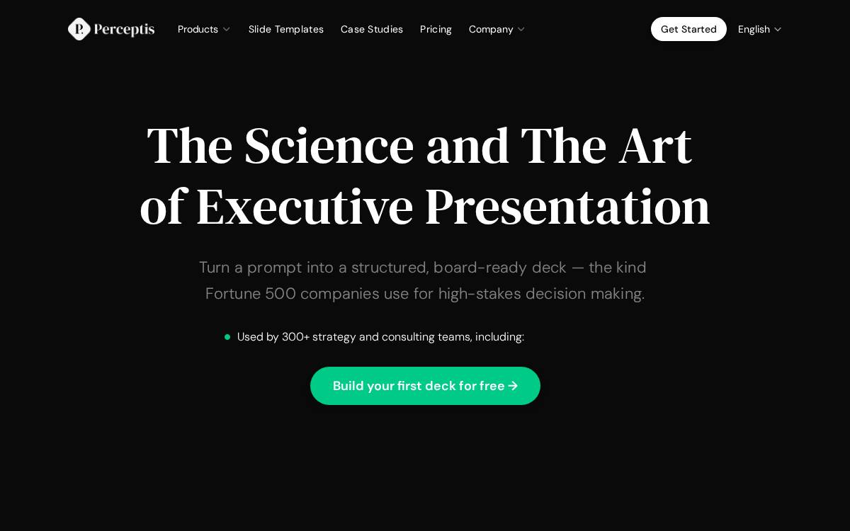 Perceptis website preview