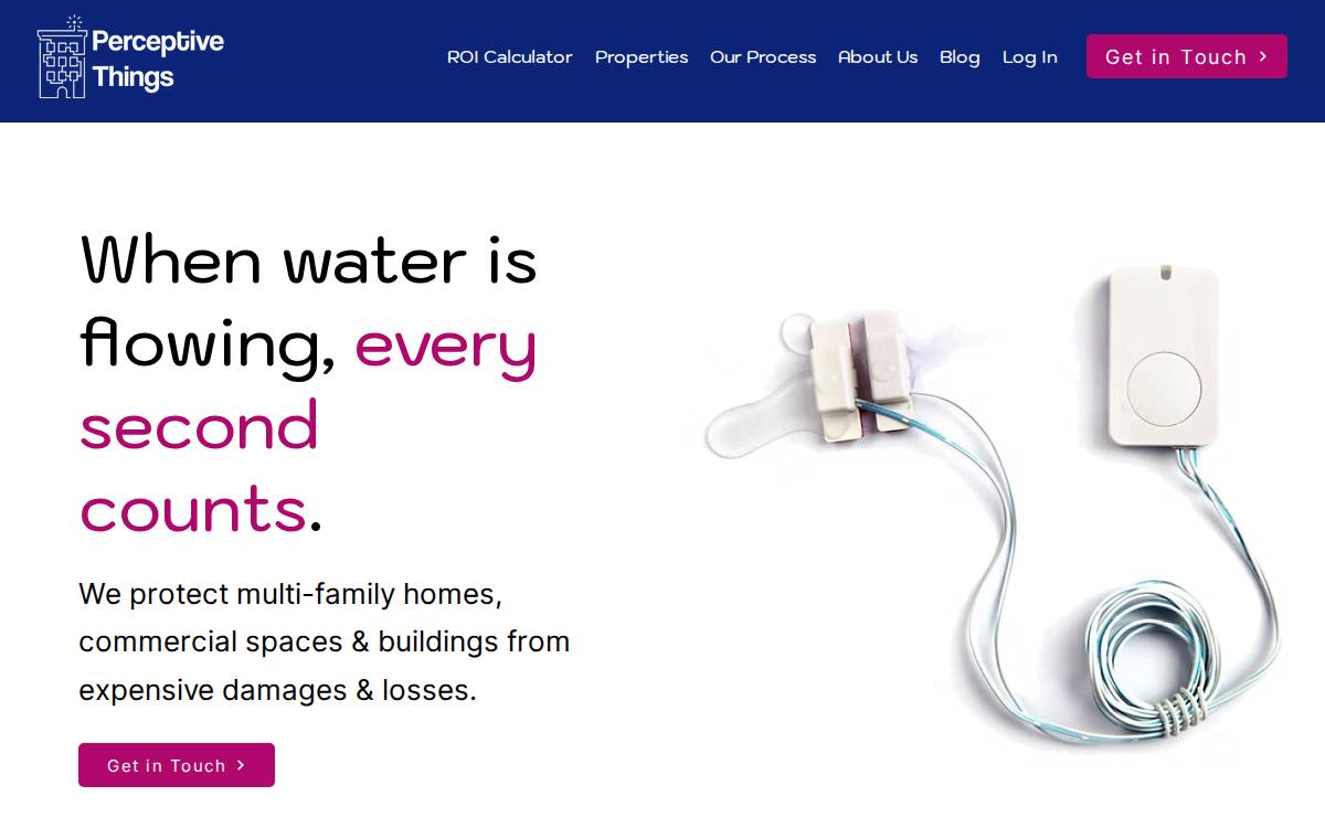 Perceptive Things website preview