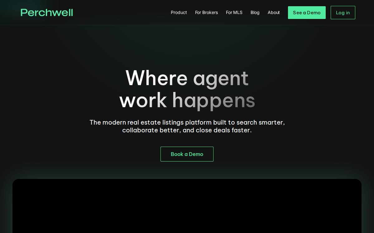 Perchwell website preview