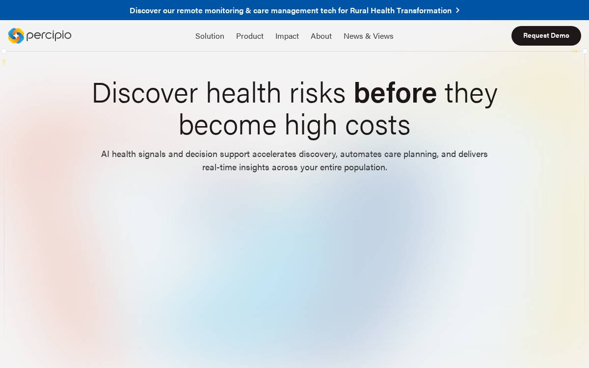 Percipio website preview