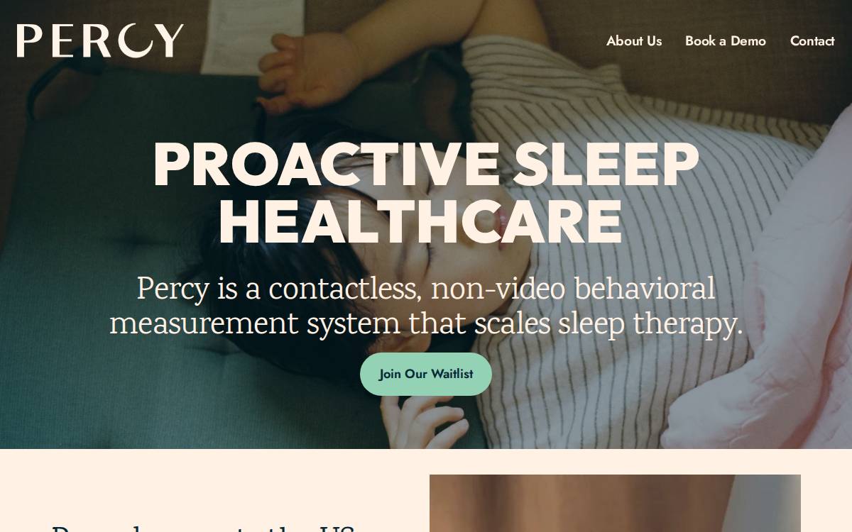Percy website preview
