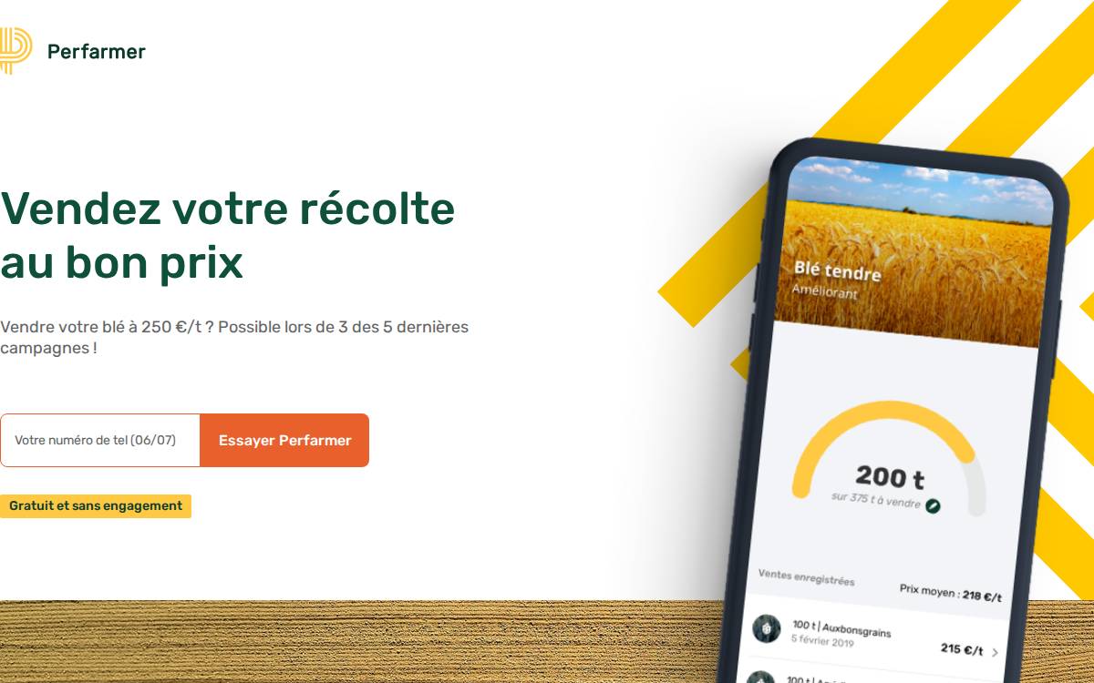 Perfarmer website preview