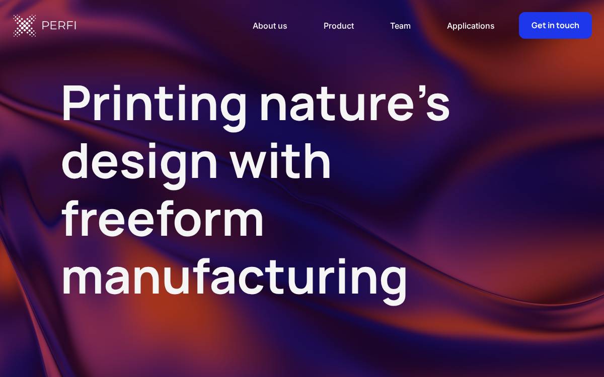 Perfi website preview
