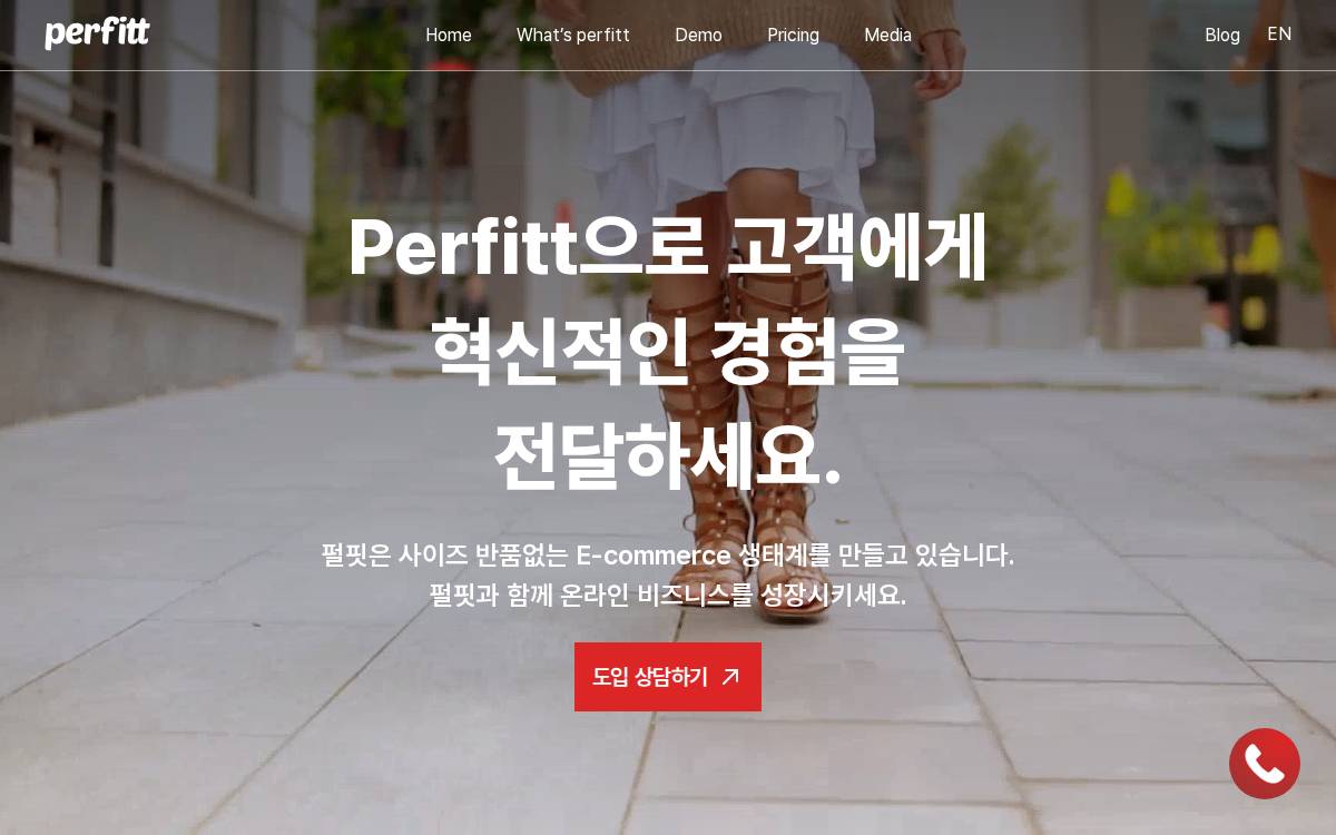 Perfitt website preview