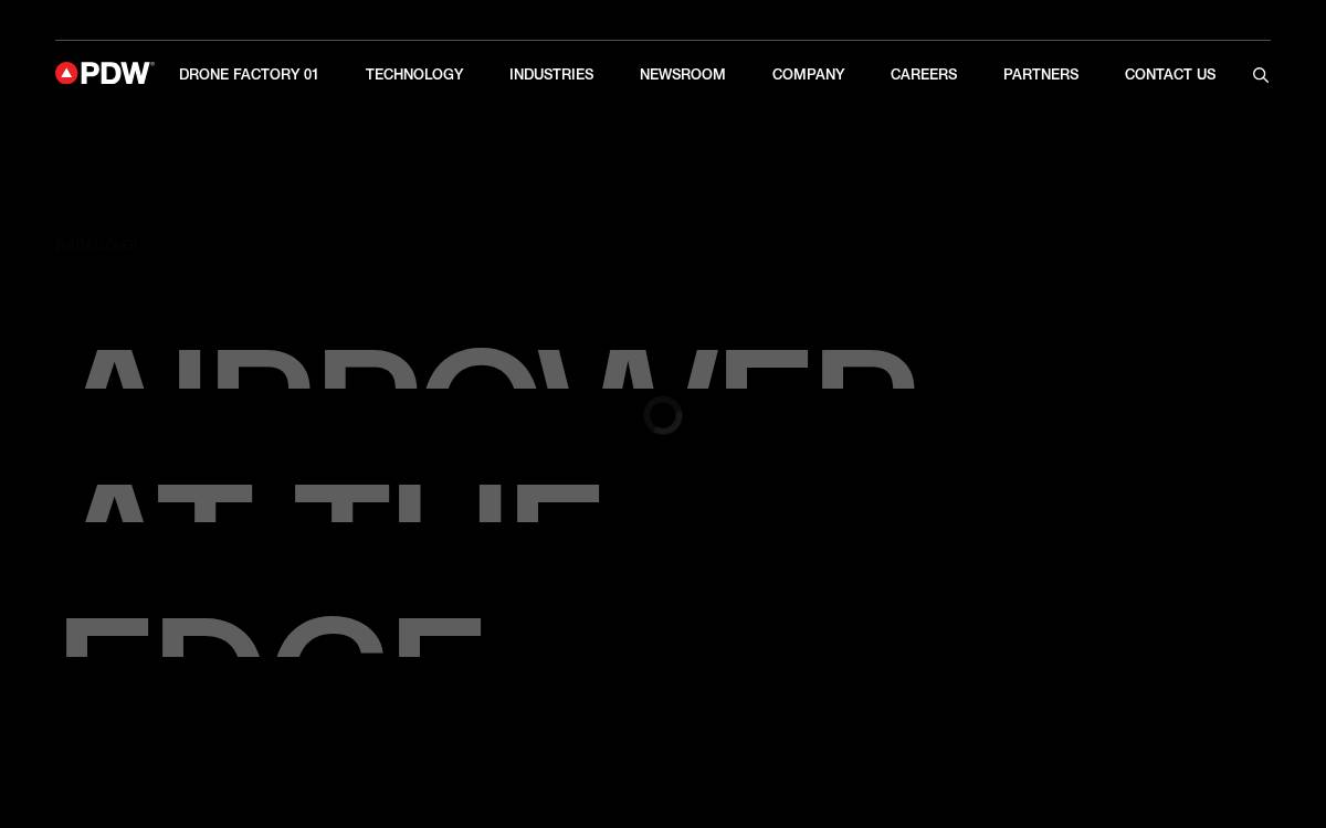 Performance Drone Works website preview