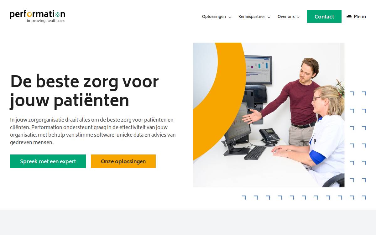 Performation website preview
