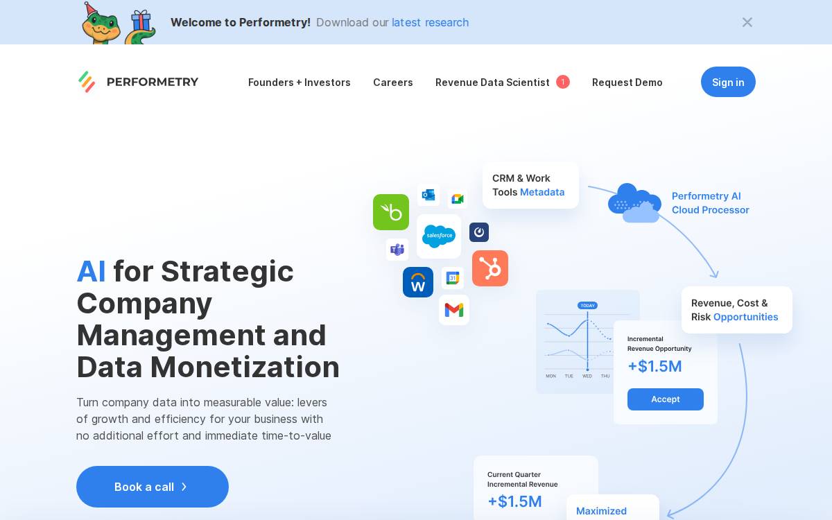 Performetry website preview
