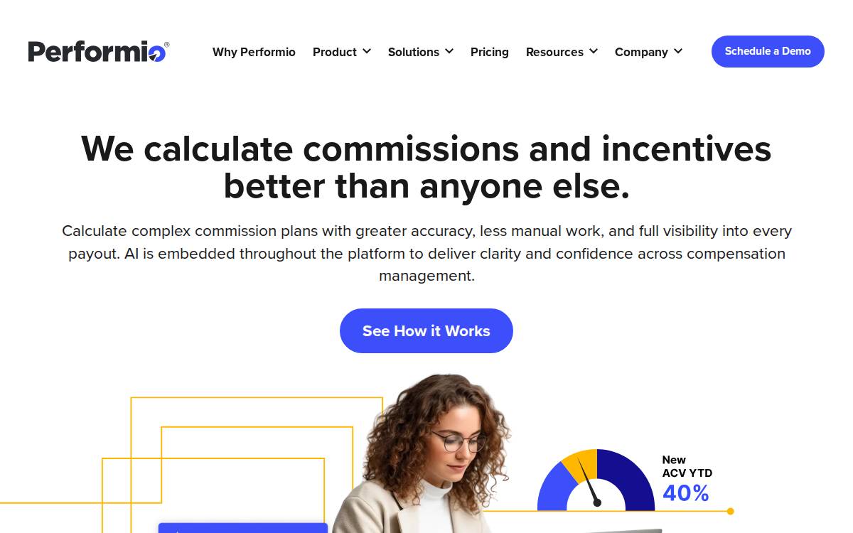 Performio website preview