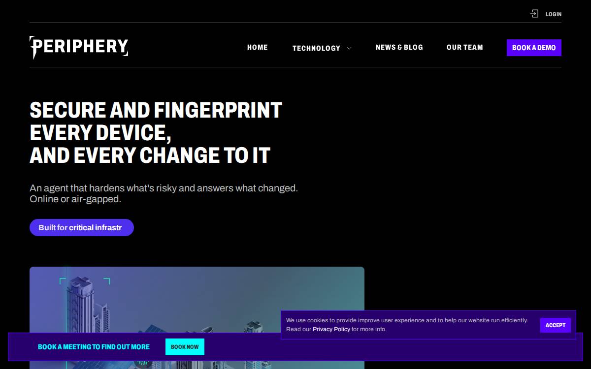 Periphery website preview