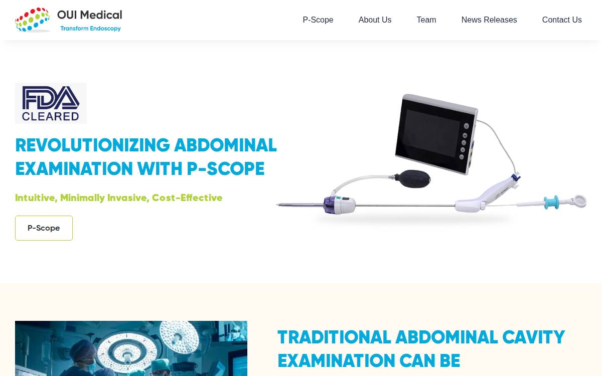 Peritoneoscope website preview