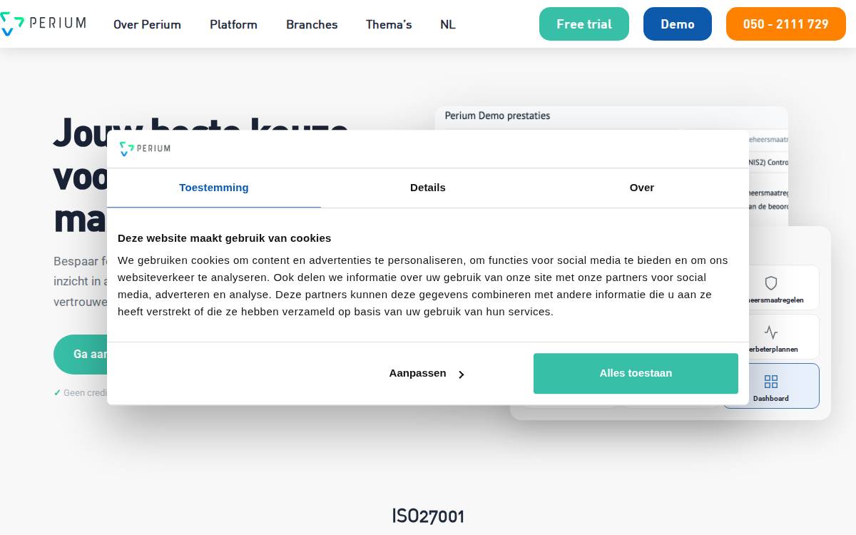 Perium website preview