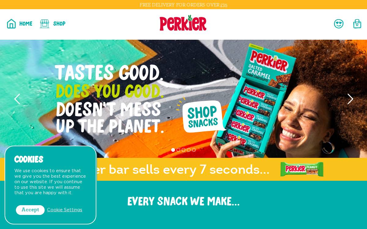 Perkier website preview