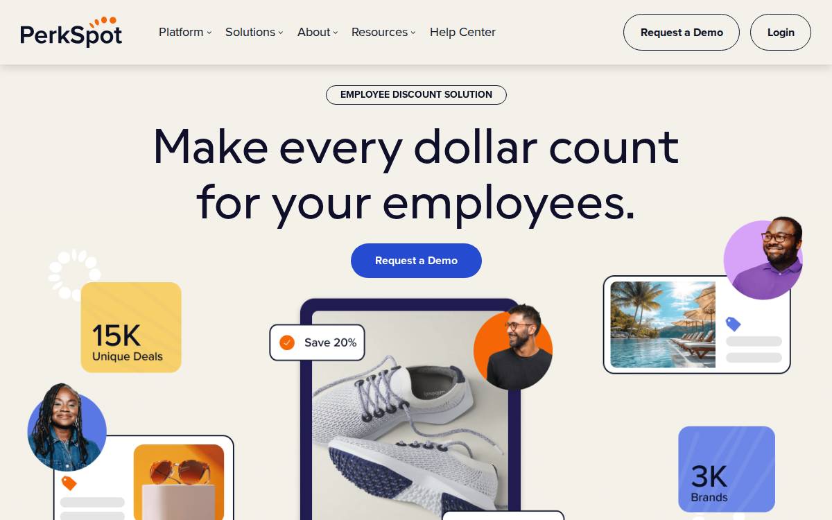 Perkspot website preview