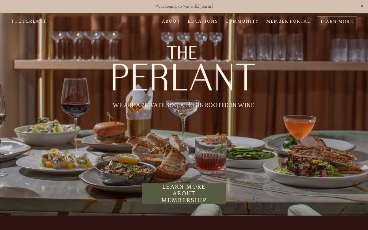 Perlant website preview
