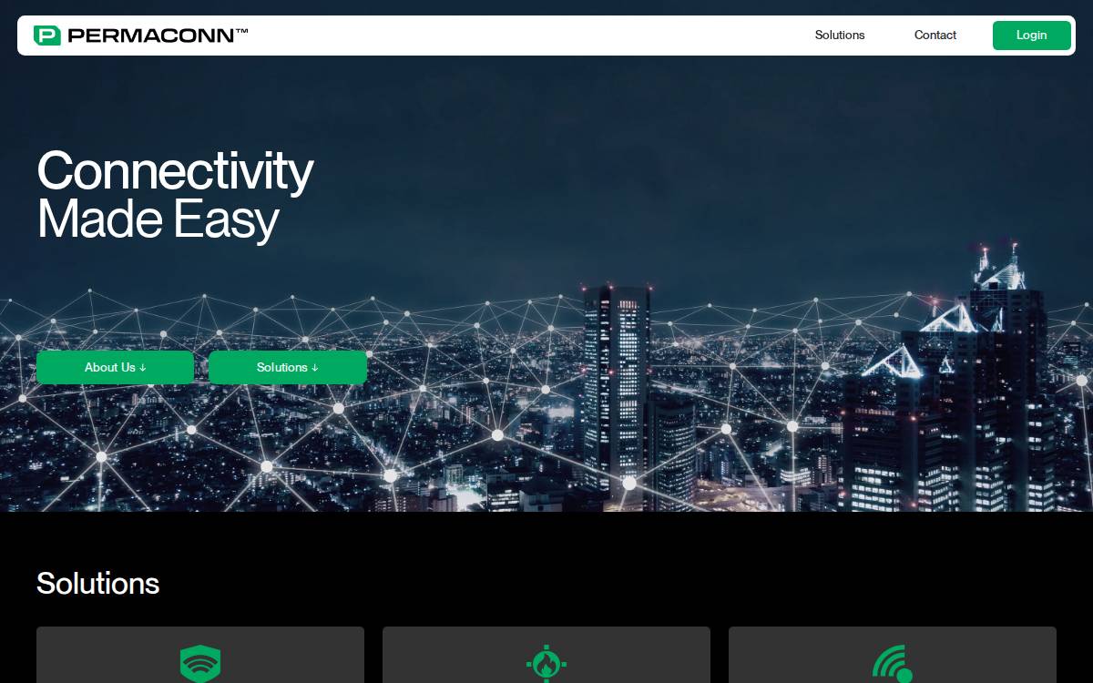 Permaconn website preview