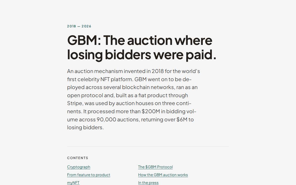 Perpetual Altruism (dba GMB Auctions) website preview