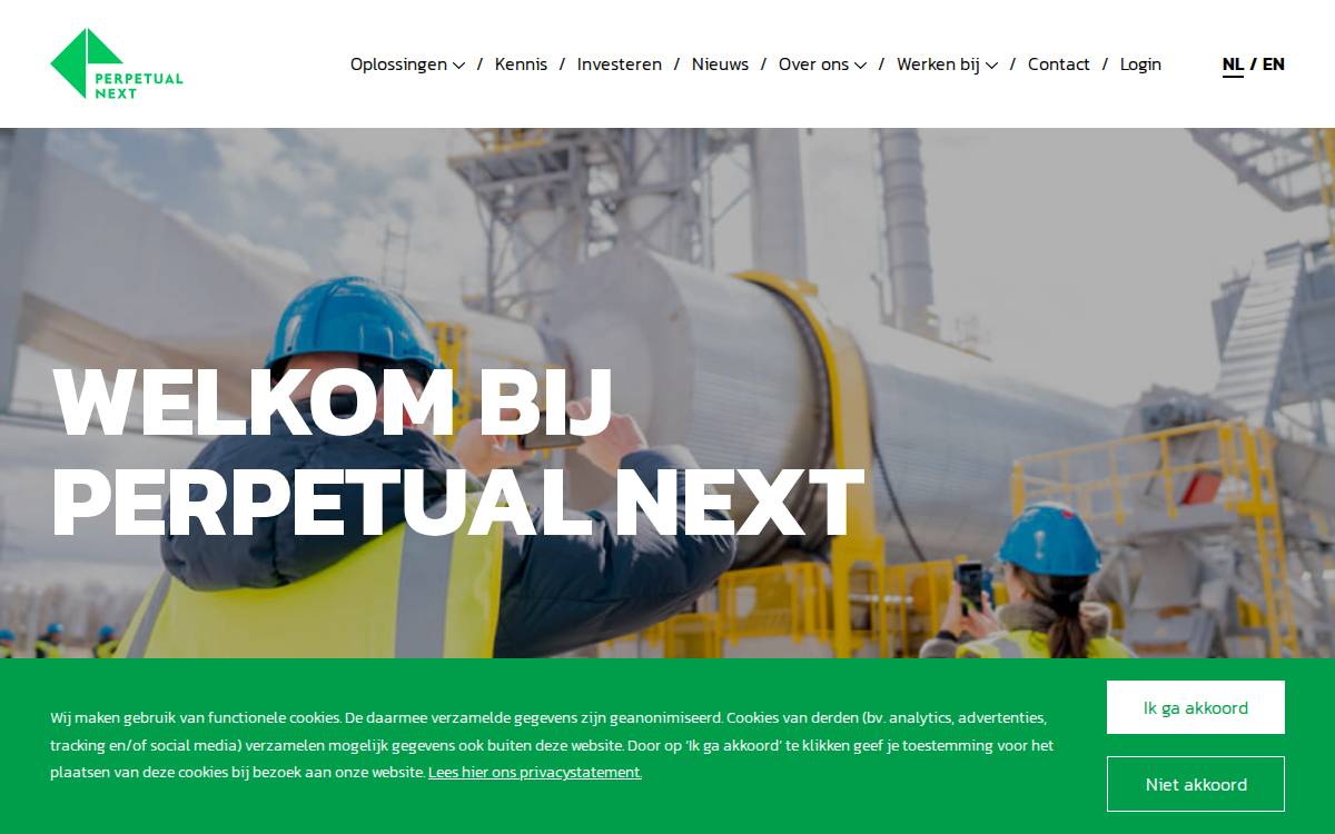 Perpetualnext website preview
