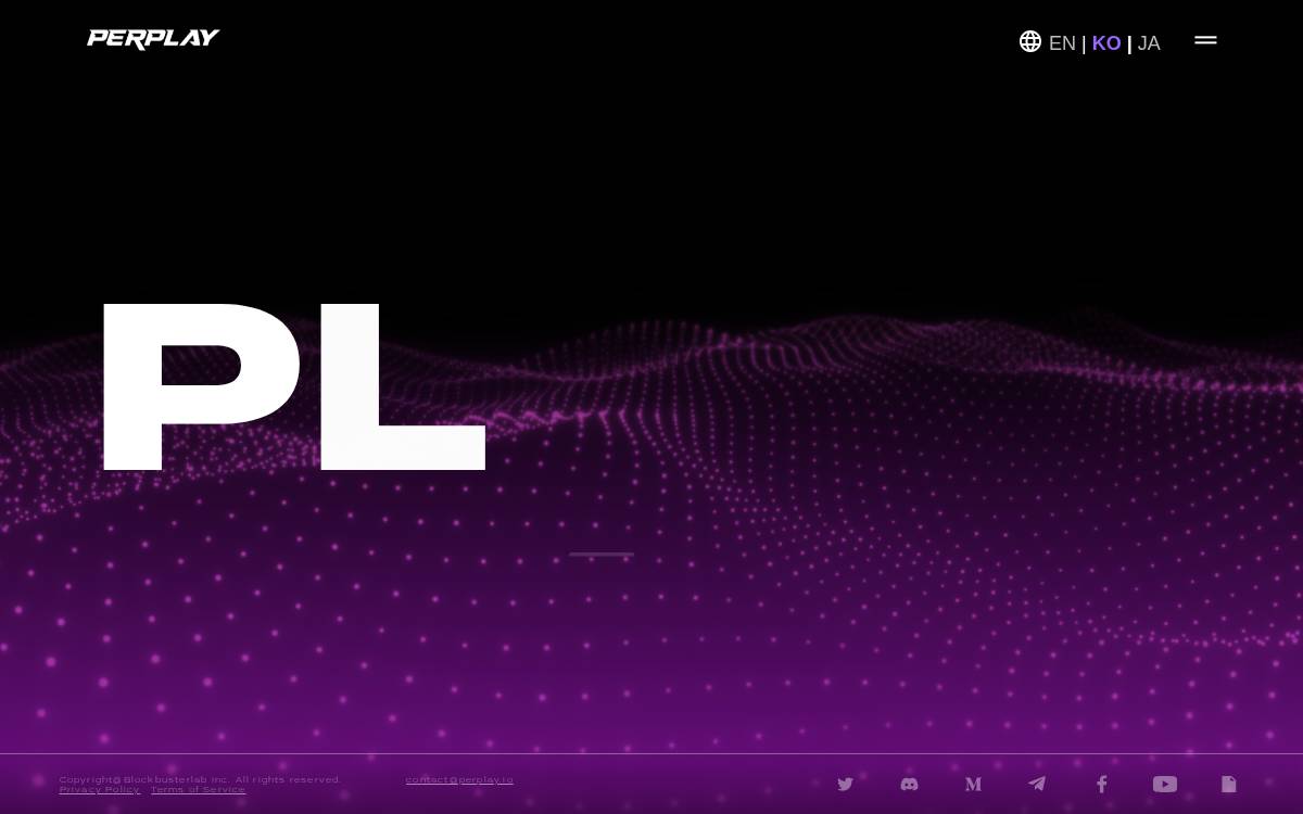 Perplay website preview