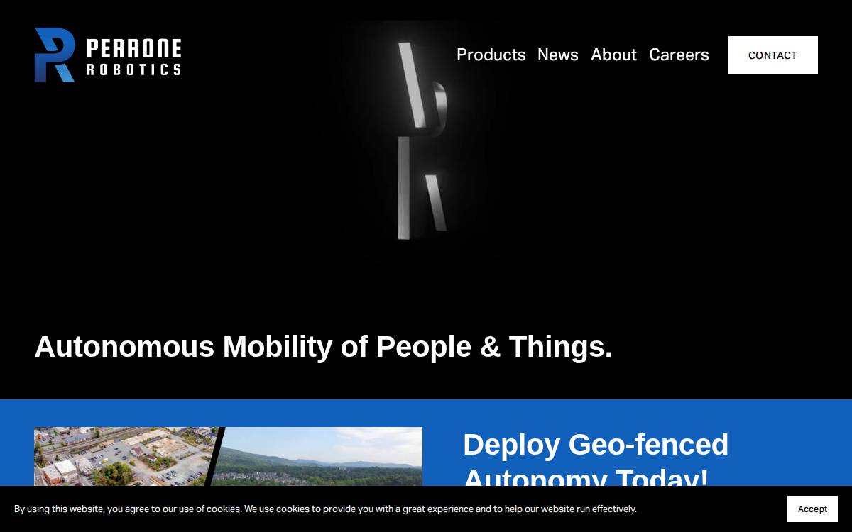 Perrone Robotics website preview
