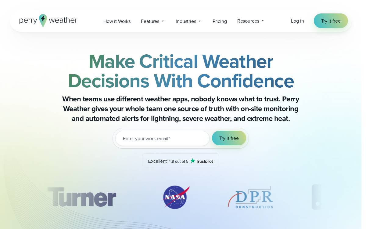 Perryweather website preview