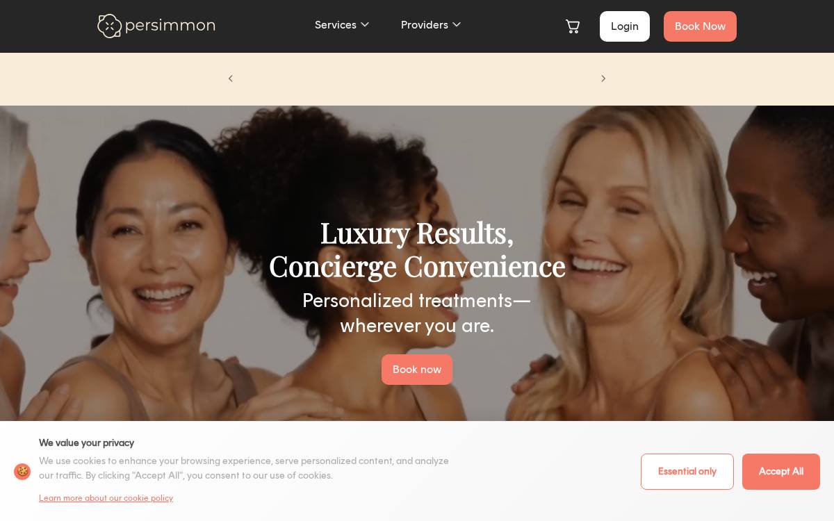 Persimmon website preview