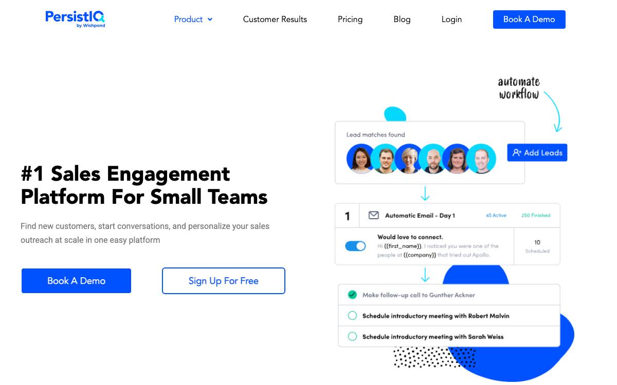 PersistIQ website preview