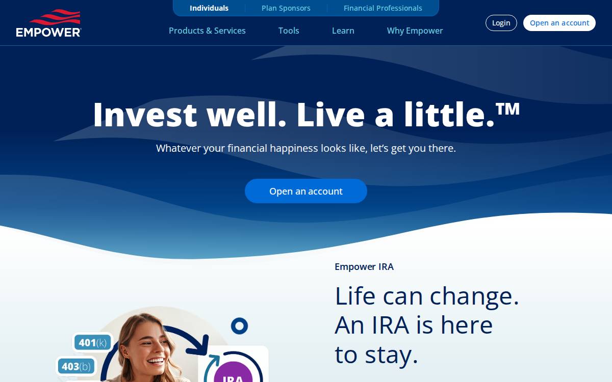 Personal Capital website preview